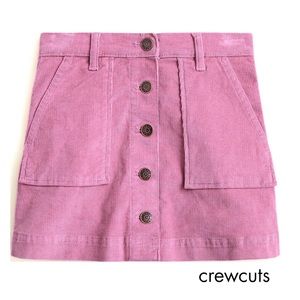 Crewcuts Patch-Pocket Corduroy Skirt
